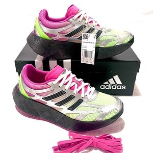 Adidas Adizero Aruku Sneakers Signal Green/ Semi Lucid Fuchsia Size 9